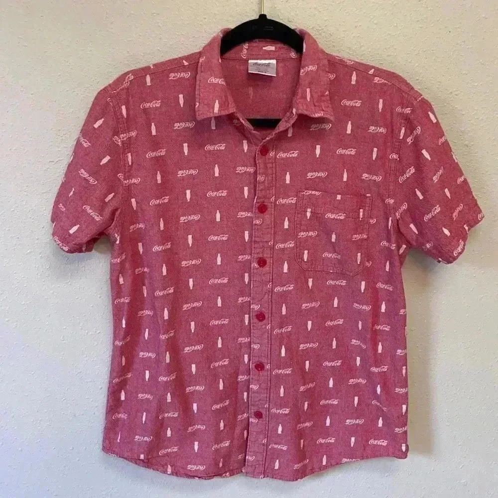 COCA-COLA Men’s Button Down Shirt